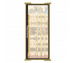WhiteCoat Clipboard® Trifold - Tactical Brown Anesthesia Edition